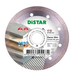 Diamentowa tarcza tnąca 1A1R 125 Decor Slim