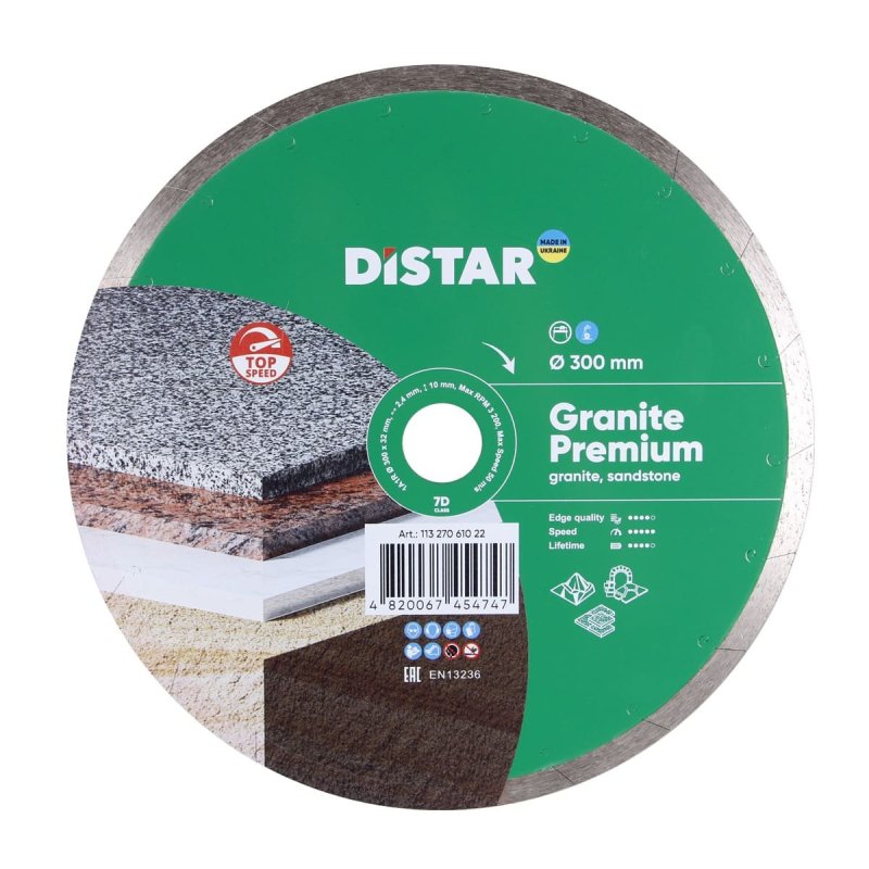 Diamentowa tarcza tnąca 1A1R 300x32 Granite Premium