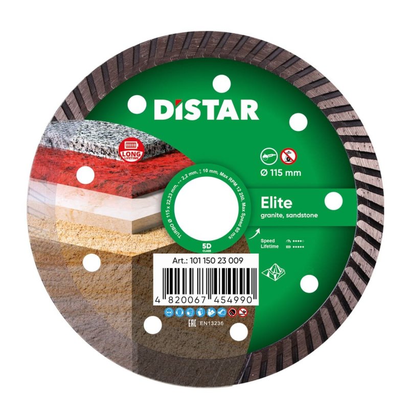Diamentowa tarcza tnąca Turbo 115 Elite