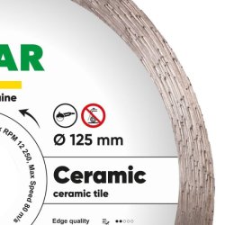 Diamentowa tarcza tnąca 1A1R 125 Ceramic
