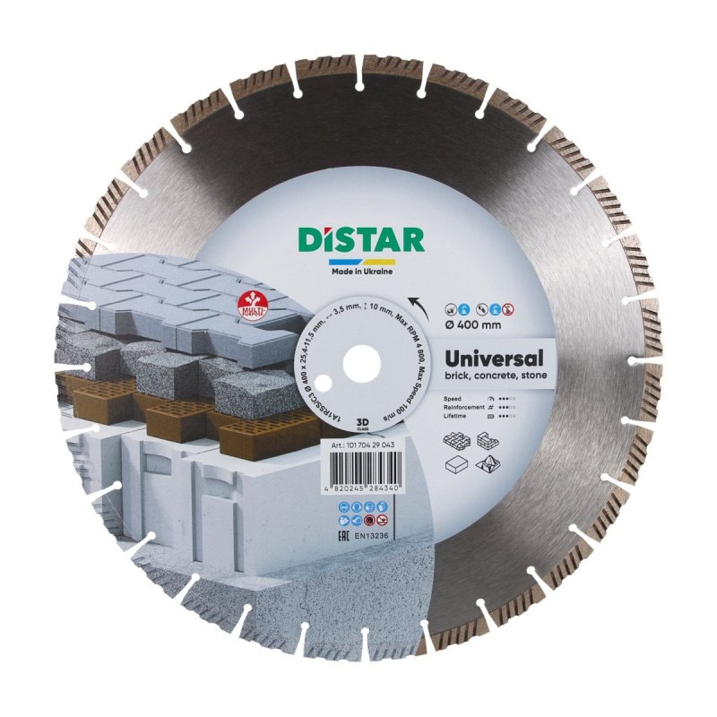 Diamentowa tarcza tnąca 1A1RSS 400 Universal