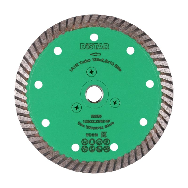Diamentowa tarcza tnąca Turbo 125 M14F Elite