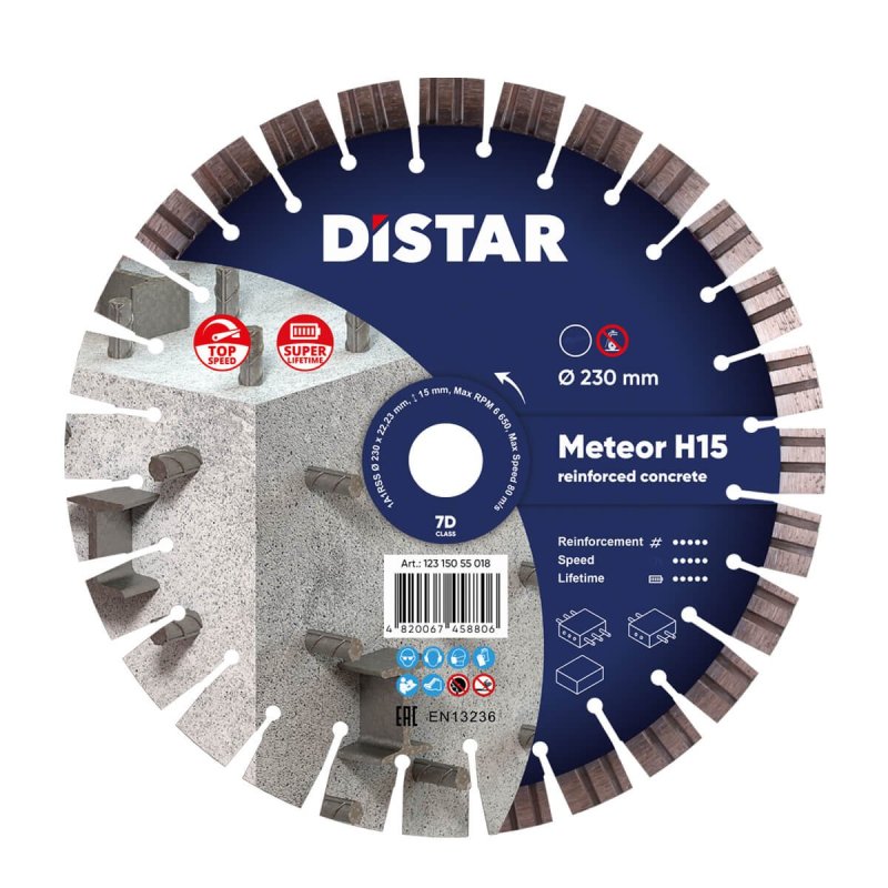 Diamentowa tarcza tnąca 1A1RSS 230 Meteor H15