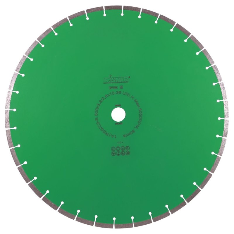 Diamentowa tarcza tnąca 1A1RSS 500x32 UNI H