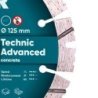 Diamentowa tarcza tnąca 1A1RSS 125 Technic Advanced