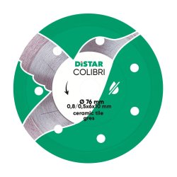 Diamentowa tarcza tnąca Distar 76x10H Colibri