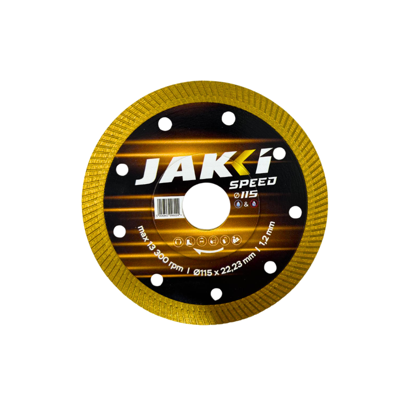 JAKKI SPEED Ø115x1,2x22,23 TARCZA DIAMENTOWA