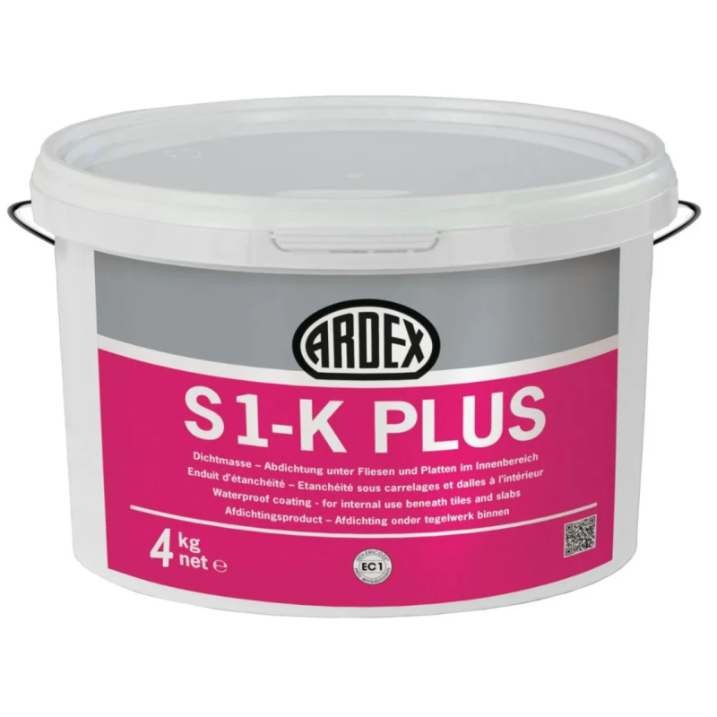 ARDEX S 1-K PLUS Jednoskładnikowe uszczelnienie pod płytki w obszarach wewnętrznych