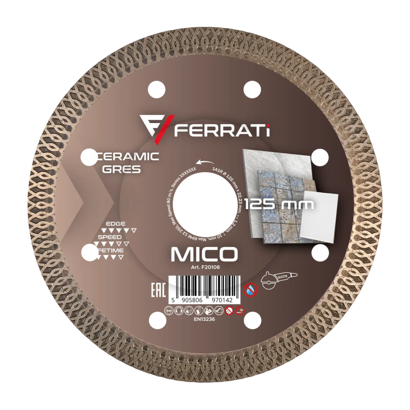 Tarcza diamentowa tnąca 125mm MICO