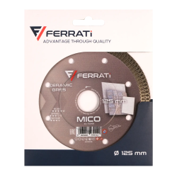 Tarcza diamentowa tnąca 125mm MICO