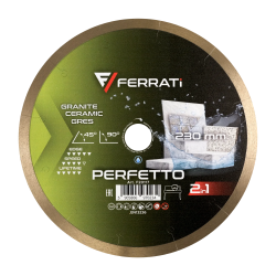 Tarcza diamentowa tnąca 2in1 230mm PERFETTO