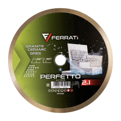 Tarcza diamentowa tnąca 2in1 250mm PERFETTO