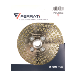 Tarcza tnąca i szlifująca z nasypem diamentowym 125mm VELOCE