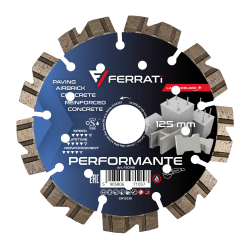 Tarcza diamentowa tnąca 125mm PERFORMANTE