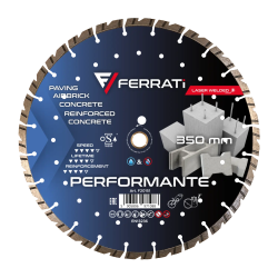 Tarcza diamentowa tnąca 350mm PERFORMANTE