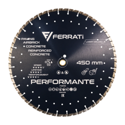 Tarcza diamentowa tnąca 450mm PERFORMANTE