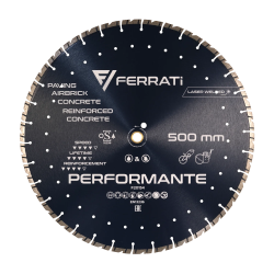 Tarcza diamentowa tnąca 500mm PERFORMANTE