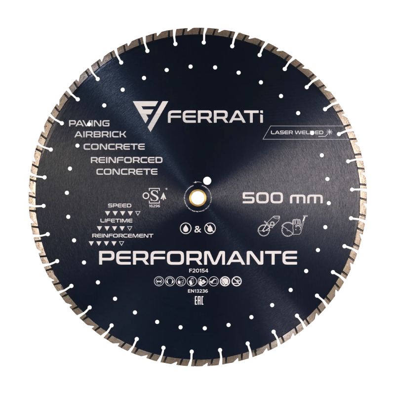 Tarcza diamentowa tnąca 500mm PERFORMANTE