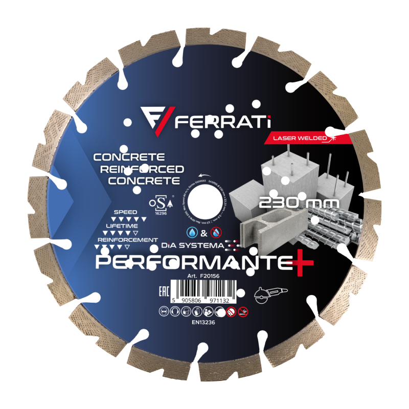 Tarcza diamentowa tnąca 230mm DiA SYSTEMA PERFORMANTE PLUS