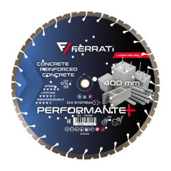 Tarcza diamentowa tnąca 400mm DiA SYSTEMA PERFORMANTE PLUS
