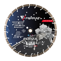 Tarcza diamentowa tnąca 350mm FORZA