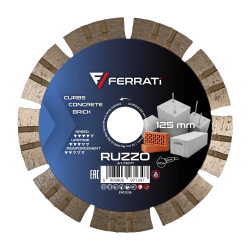 Tarcza diamentowa tnąca 125mm RUZZO