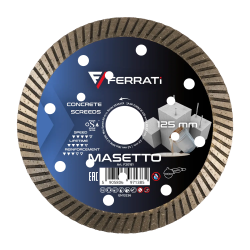 Tarcza diamentowa tnąca TURBO 125mm MASETTO