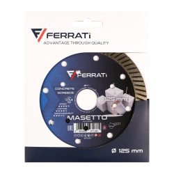 Tarcza diamentowa tnąca TURBO 125mm MASETTO