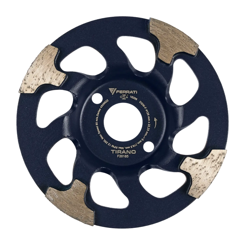 Tarcza diamentowa garnkowa szlifująca DGW-F 125mm TIRANO