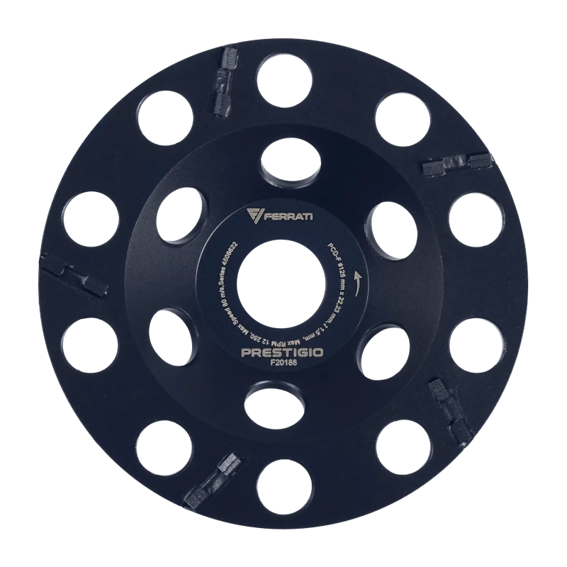 Frez talerzowy diamentowy zdzierający PCD-F 125mm PRESTIGIO