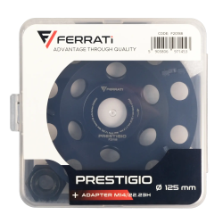Frez talerzowy diamentowy zdzierający PCD-F 125mm PRESTIGIO