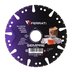Tarcza diamentowa tnąca 125mm SEMPRE