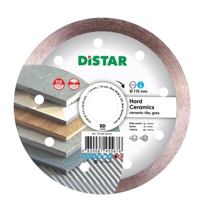 Diamentowa tarcza tnąca 1A1R 115 Hard ceramics