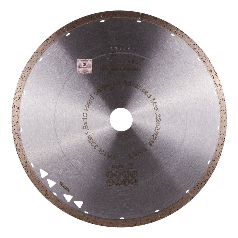 Diamentowa tarcza tnąca 1A1R 300x32 Hard ceramics Advanced