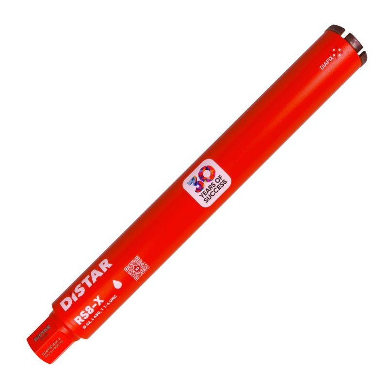 Wiertło diamentowe DDS-W 062x450x1 1/4 UNC RS8-X